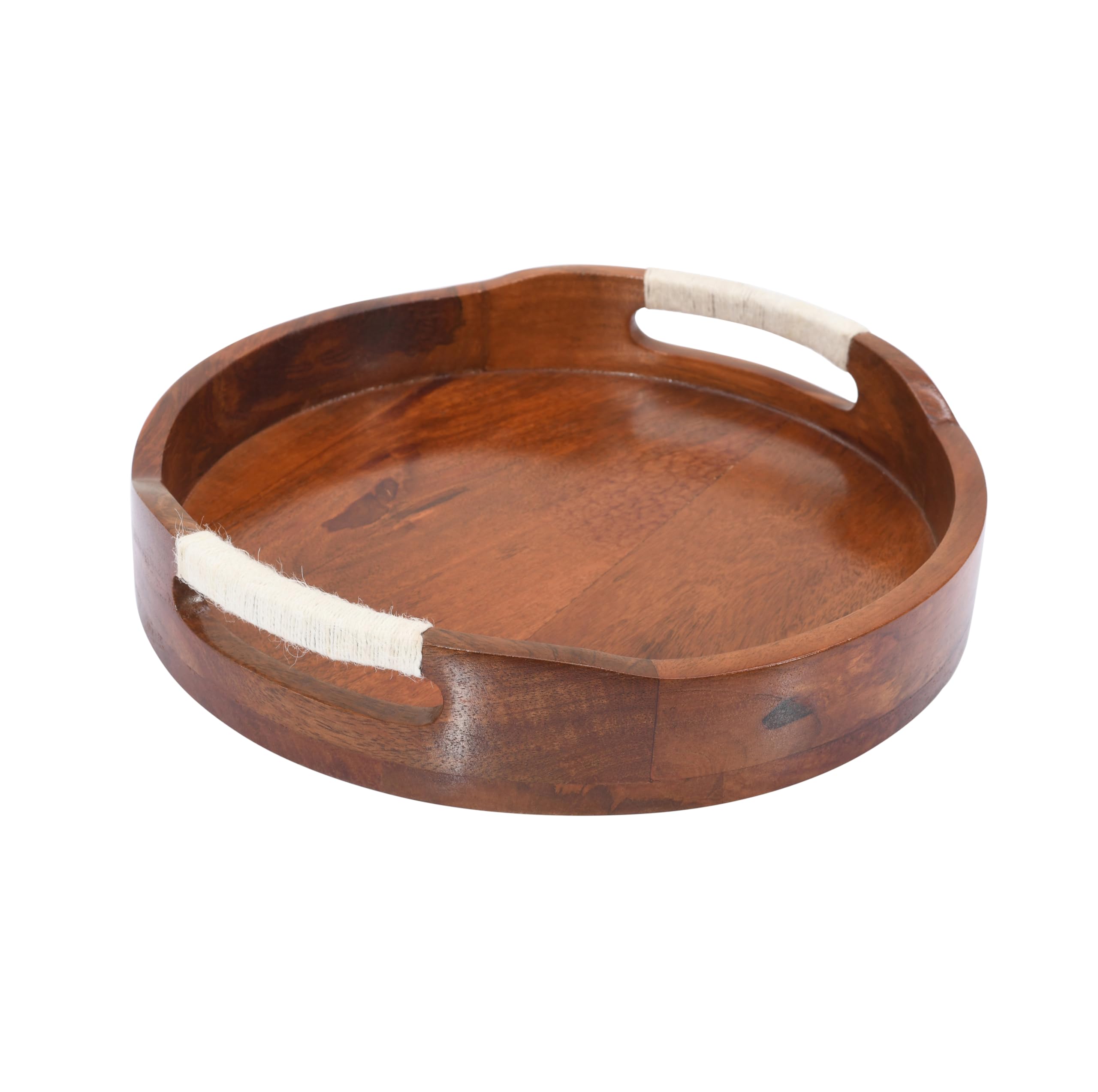 Aanch Wooden Serving Trays with Convenient Handles, Perfect for Enjoying Meals, Snacks, or Enhancing Home Decor, Bed Trays, Serving as Both Functional and Decorative Accents for Coffee Tables.