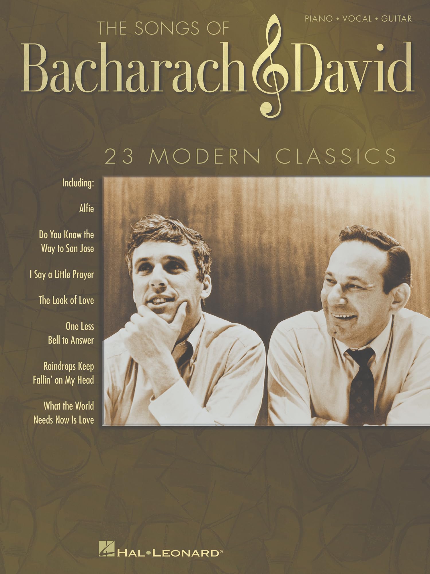 The Songs of Bacharach & David Book [Softcover] Piano, Vocal and Guitar Hal Leon