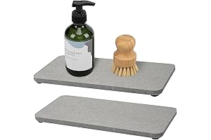 Things For Vanity: Sink Absorbing Stone Tray, The Secret To A Tidy Countertop