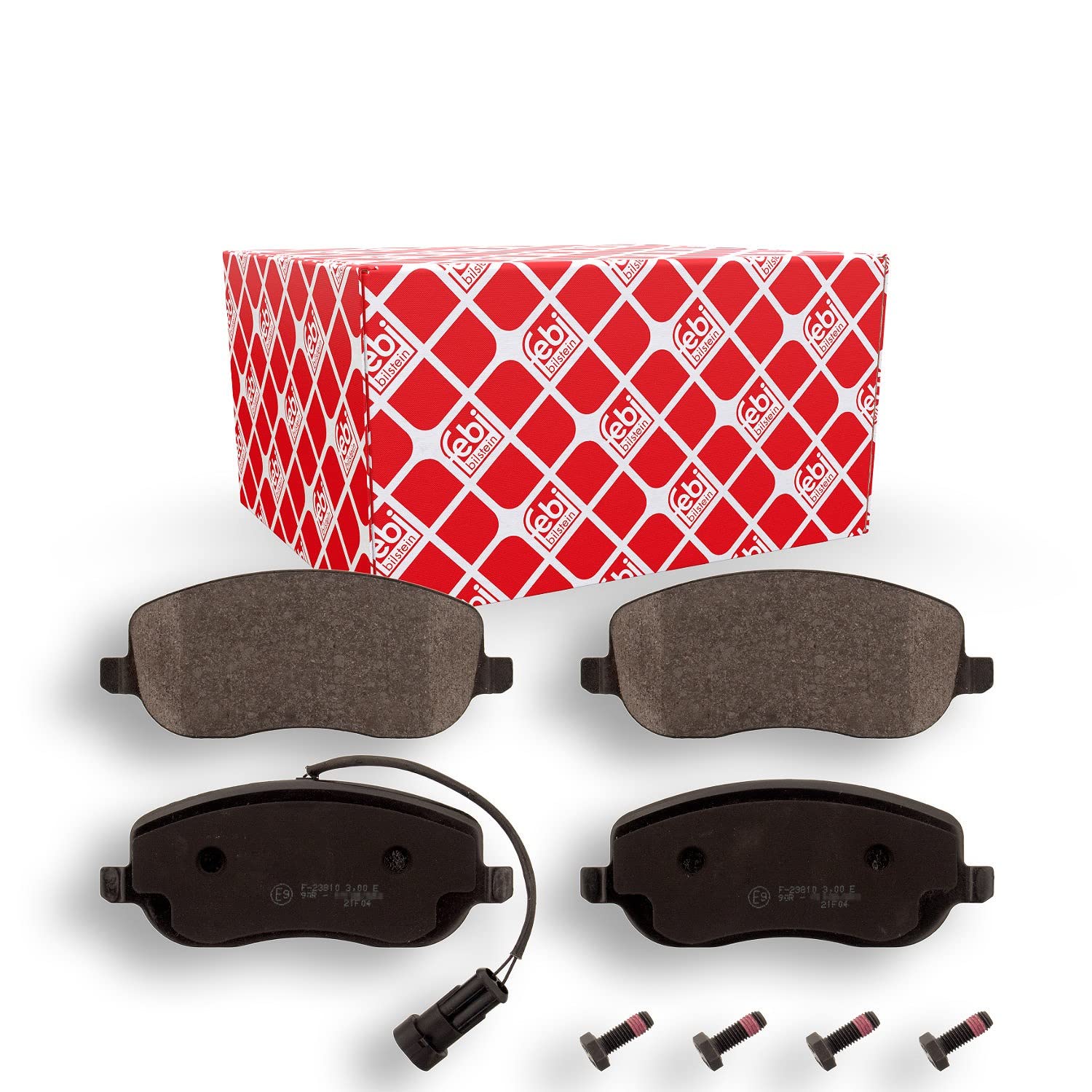 Front FEBI GERMANY 16854 Brake Pad Set, disc brake for FIAT