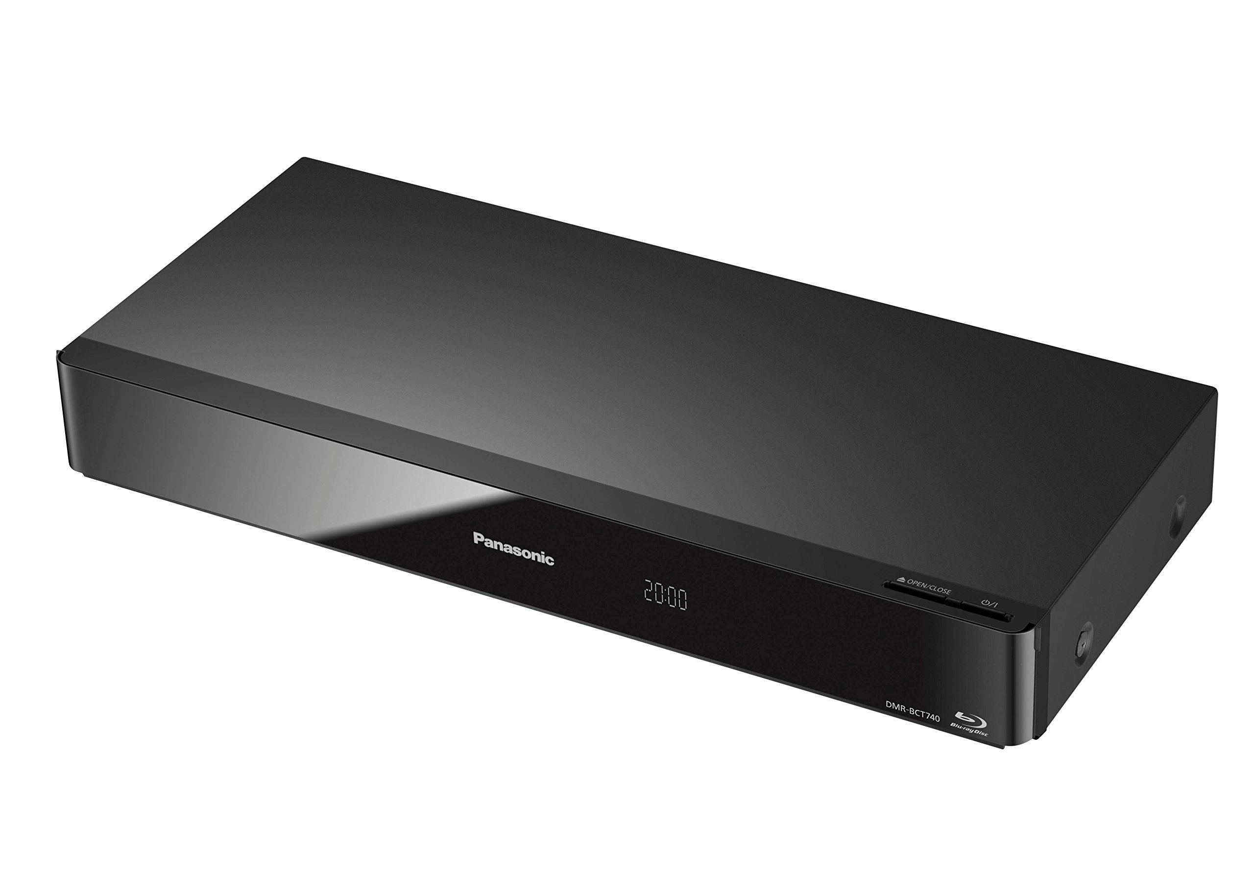 Panasonic DMR-BCT740EG9 Blu-ray Rekorder 500GB Festplatte (Twin HD DVB-C-Tuner, Einkabelfunktion, WLAN, 2x CI+, HbbTV, 4K Upscaling, Streaming) schwarz