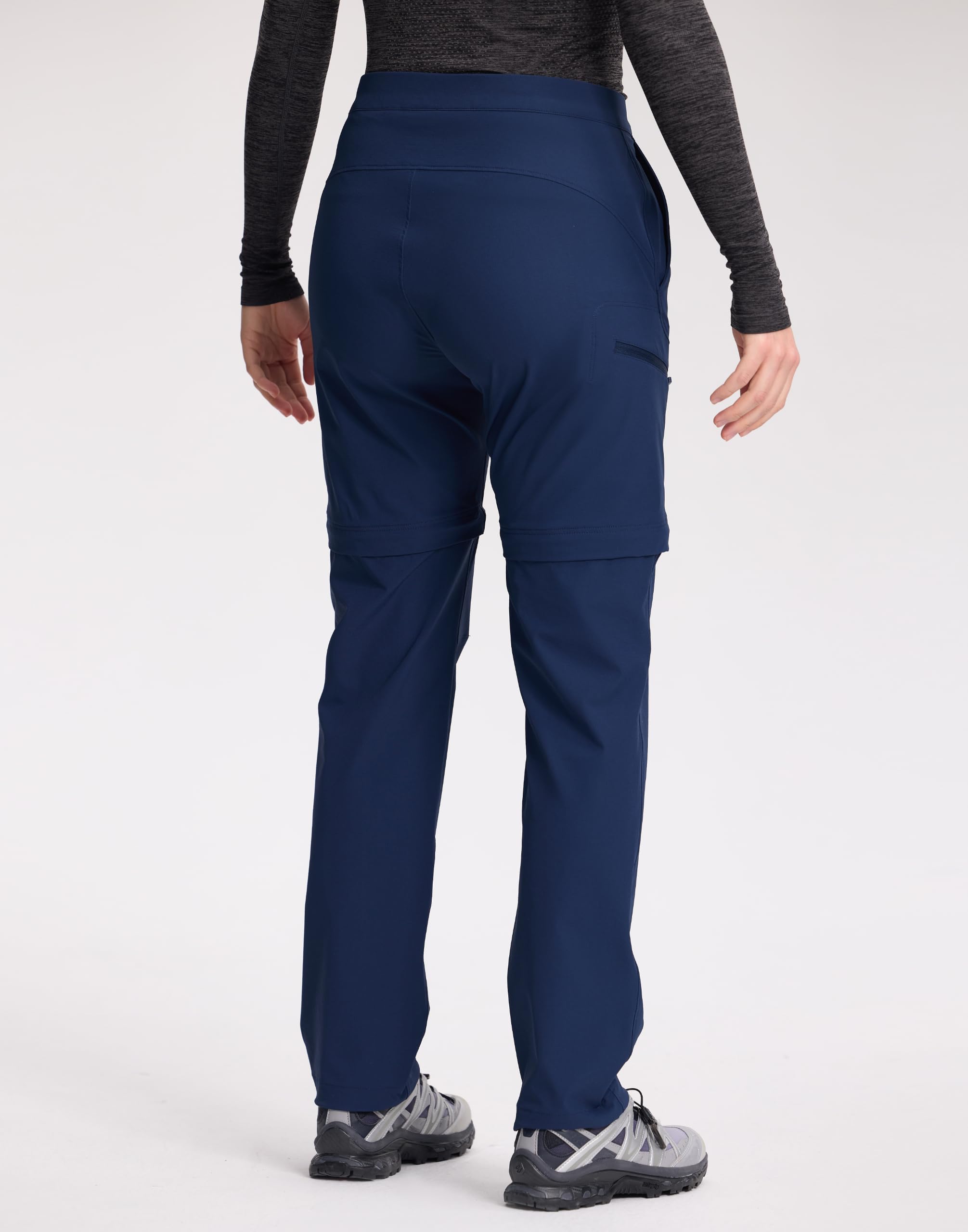 Pioneer Camp Wanderhose Damen Zip Off Outdoor Hosen Für Damen Hose Trekkinghose Funktionshose Kletterhose Schnelltrocknend Wasserabweisend-Reisen, Camping, Wandern, Angeln