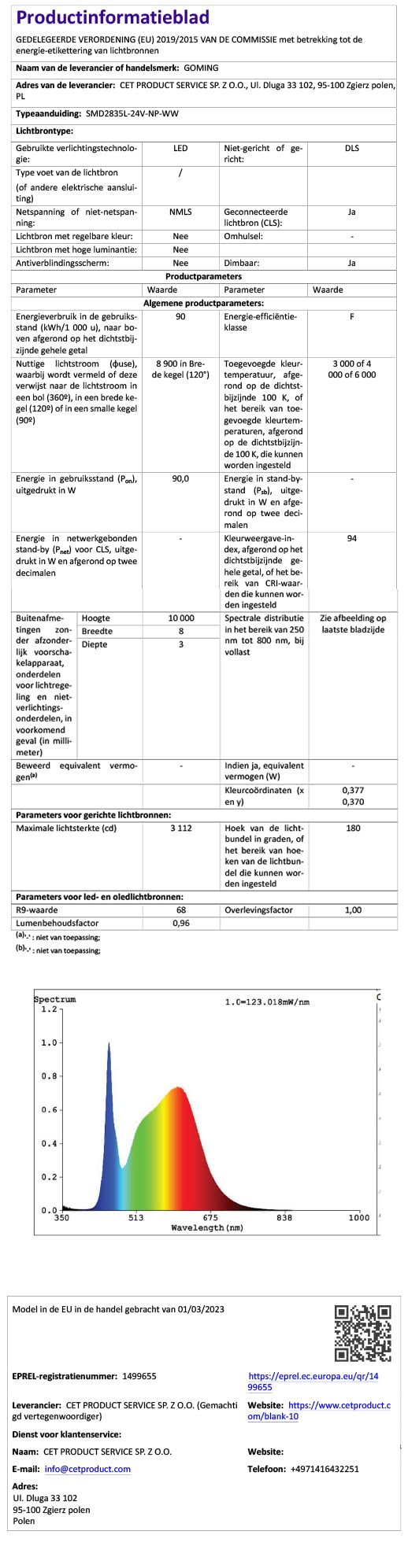 GOMING 10M 24V RGB Striscia LED 120W Flessibile Alta Densità 1200 LEDs Alta Luminosità Non Impermeabile IP20 Nastri LED per Decorazione Interna(RGB Controller e Alimentatore Non Inclusi)