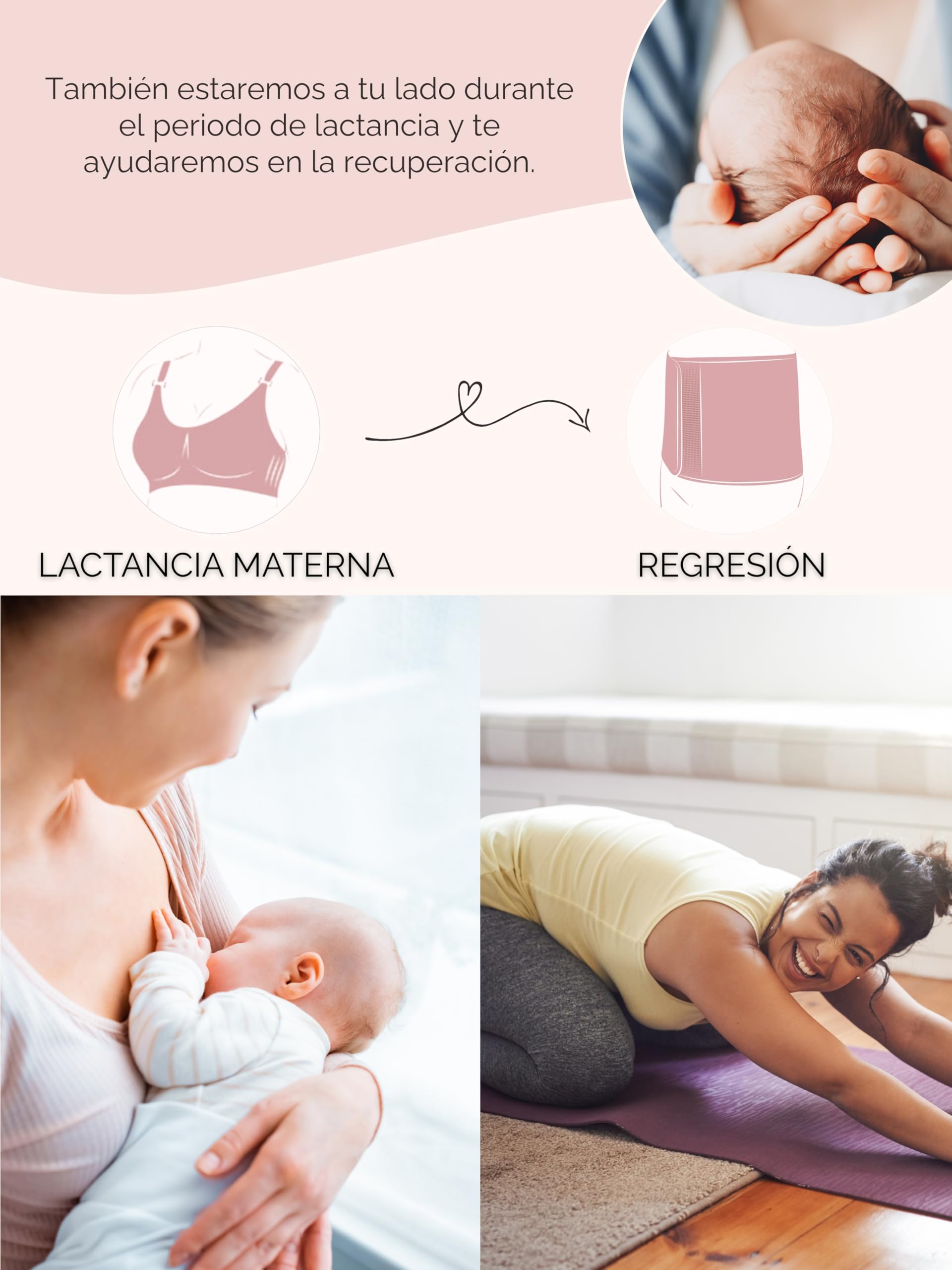Herzmutter Top Tubular para recién Nacidos - OekoTex 100 algodón - Parte Superior Suave - Bebé recién Nacido - Contacto físico vinculación - Transpirable y Lavable - 601000