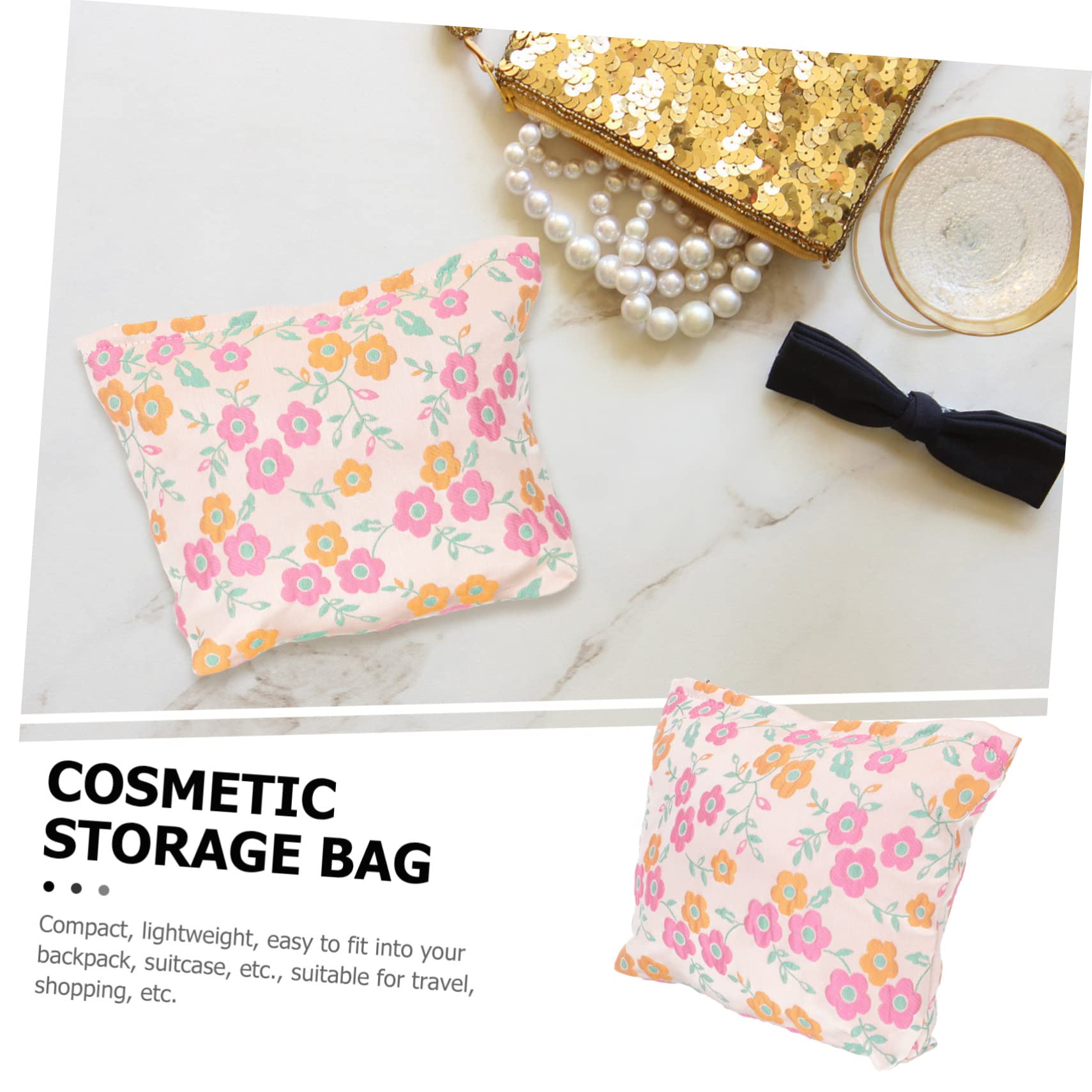 FRCOLOR 5st Münzgeldbörse Kosmetiktasche Reise-Make-up-Organizer Kosmetiktaschen Kosmetiktasche Tragbar Reisetaschen Französisch Tasche Mit Großem Fassungsvermögen Fräulein