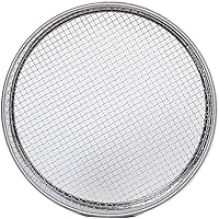 Vonoso 10-Inch Garden Soil Sifter with 1/4" Stainless Steel Mesh - Sieve for Sand, Rocks, Dirt & Compost