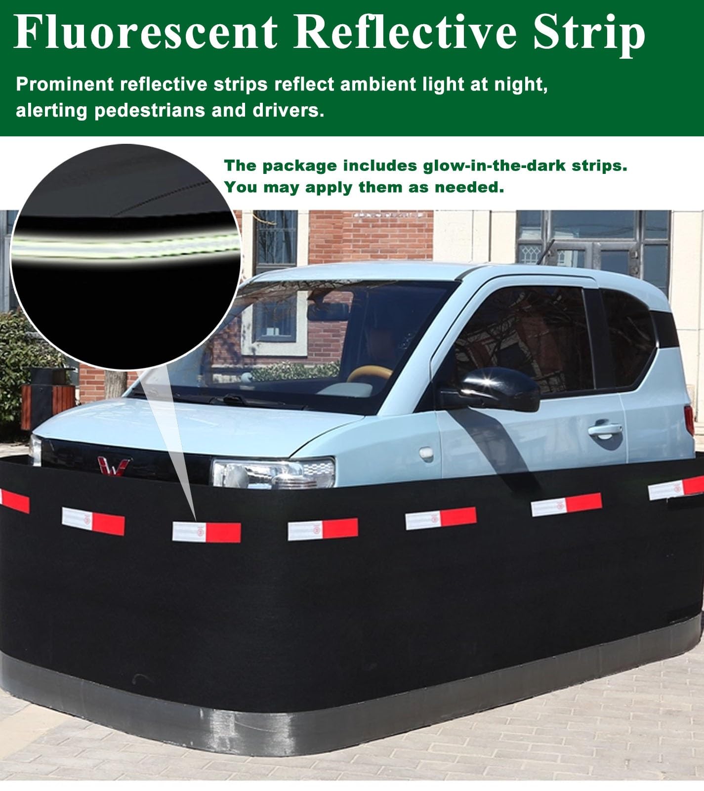 Battiscopa per camper con striscia riflettente, coperture per il ventre del rimorchio da viaggio per un facile montaggio e protezione