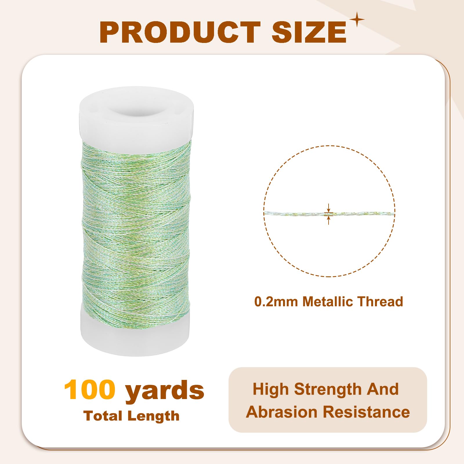 PATIKIL Metallic Thread - Image 2