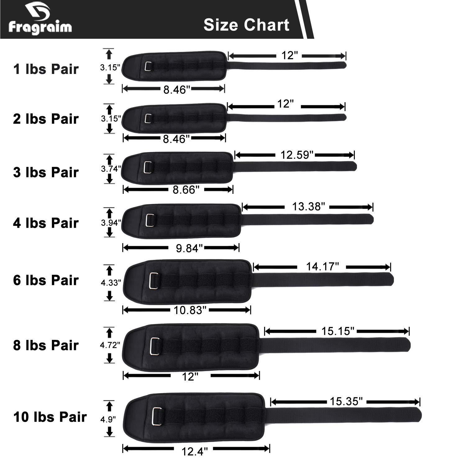 Ankle Weights 15 Lbs Each 