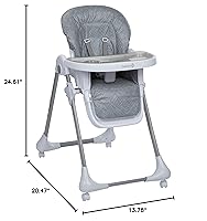 Vista 12 de Safety 1st Sillas altas para bebés y niños pequeños, 3 en 1 Grow and Go con bandeja y asiento ajustable, Birchbark