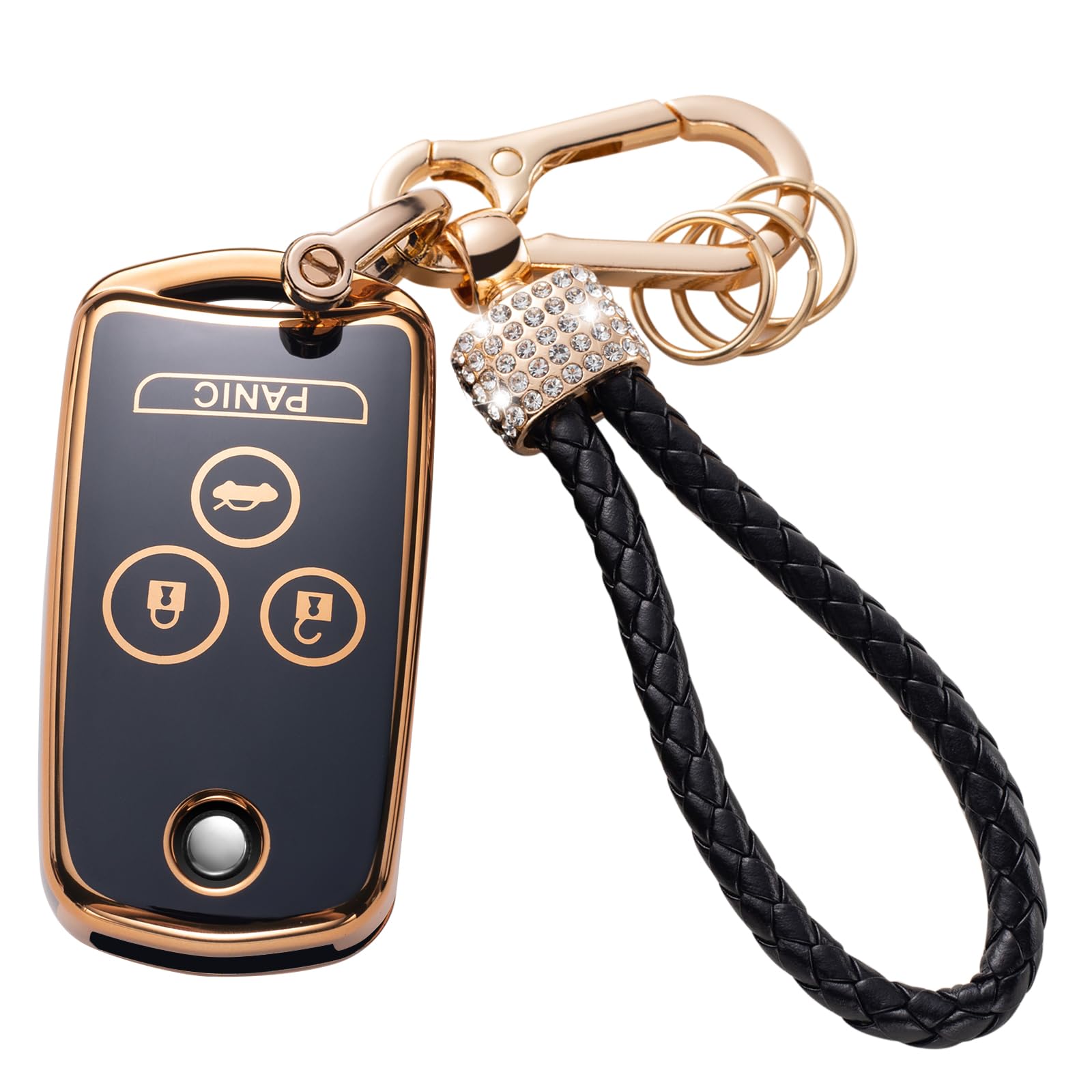 Gematay Car Key Fob Cover Shel Case