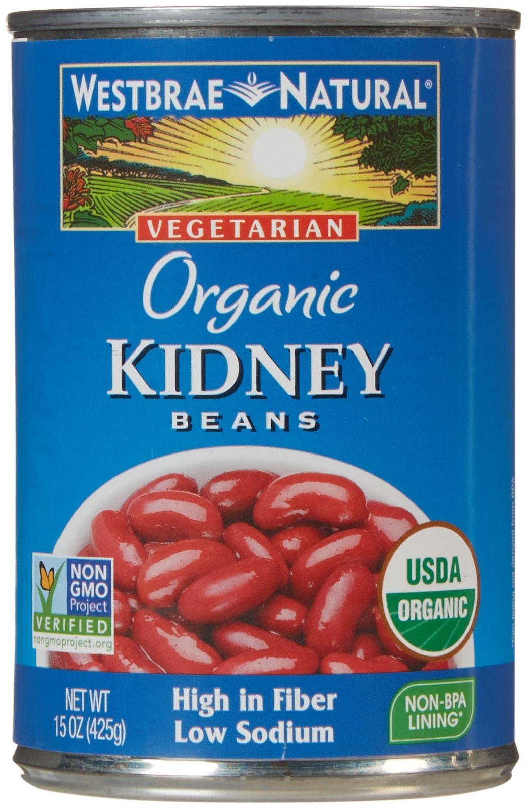 Westbrae Organic Kidney Beans-15 oz