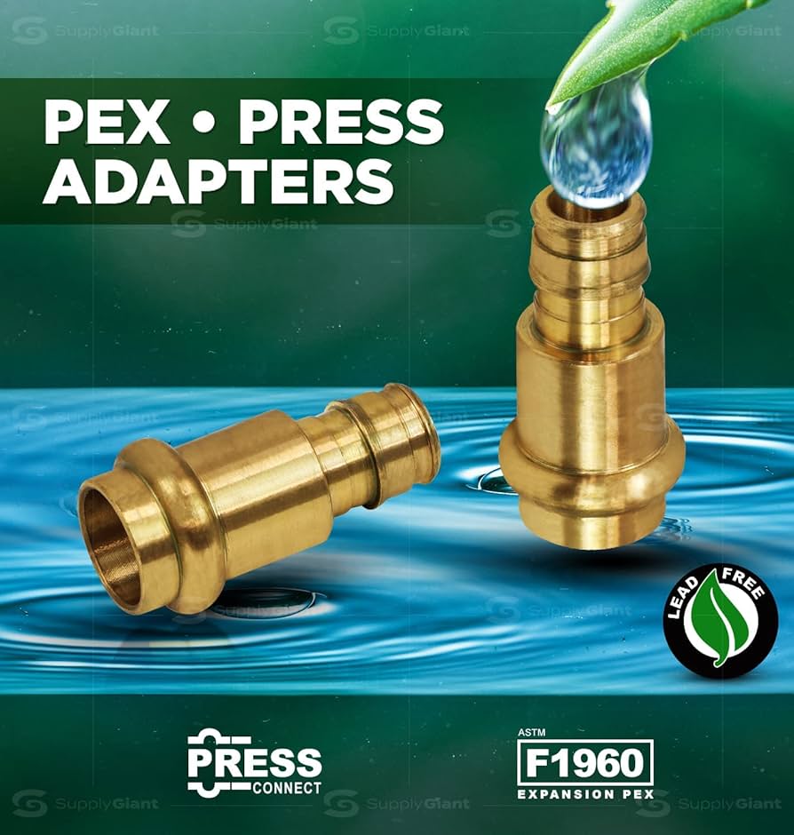 Lot Of 50 Everflow 1/2" Press X Pex F1960 Adapter WPXPC012 - Foto 10