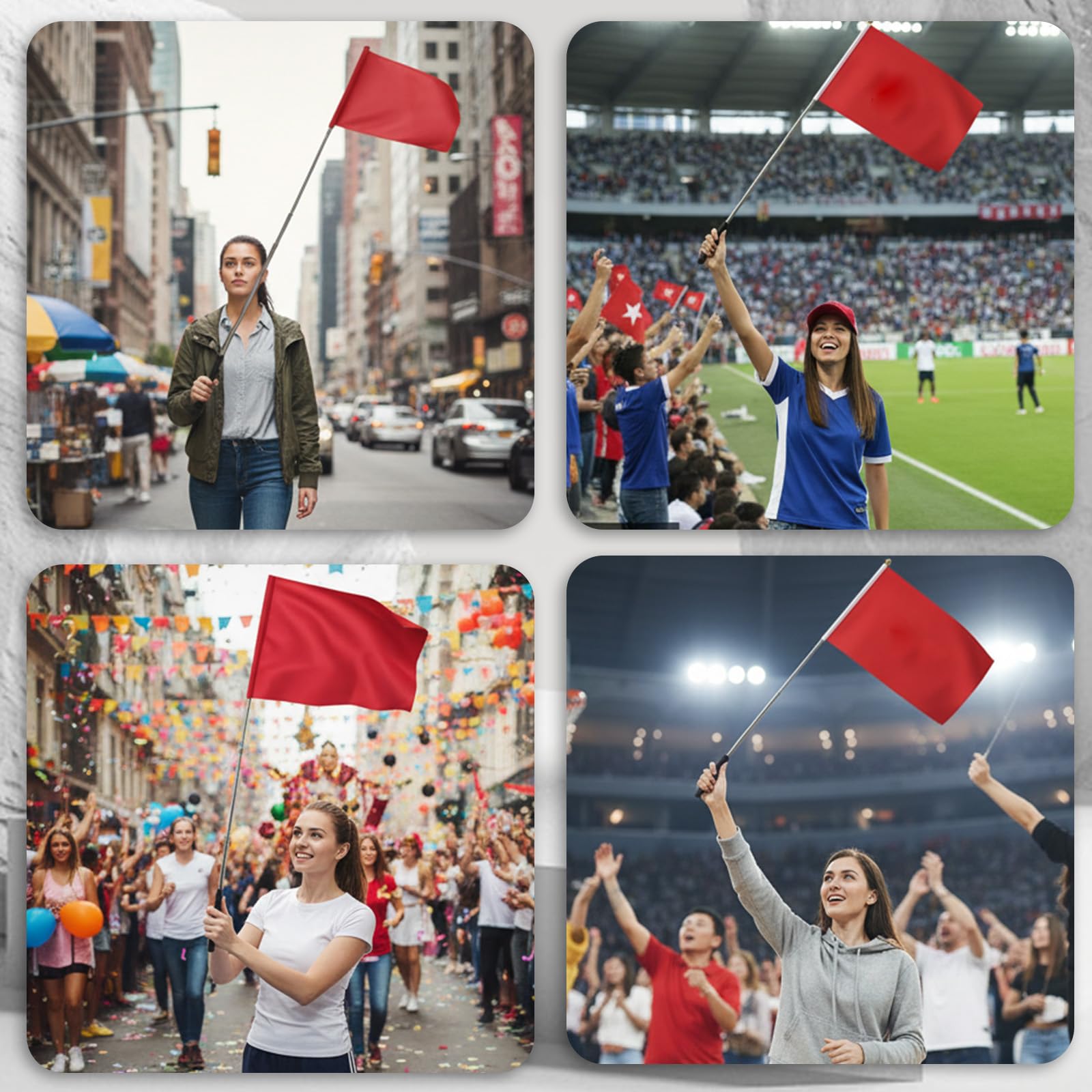Teleskopowy drążek na flagę, długość 1,6 m, kij teleskopowy z hakiem, przewodnik turystyczny, czarny, stal nierdzewna, ręczny drążek na flagę, z uchwytem, dla kierowników, instruktorów jazdy konnej, 2