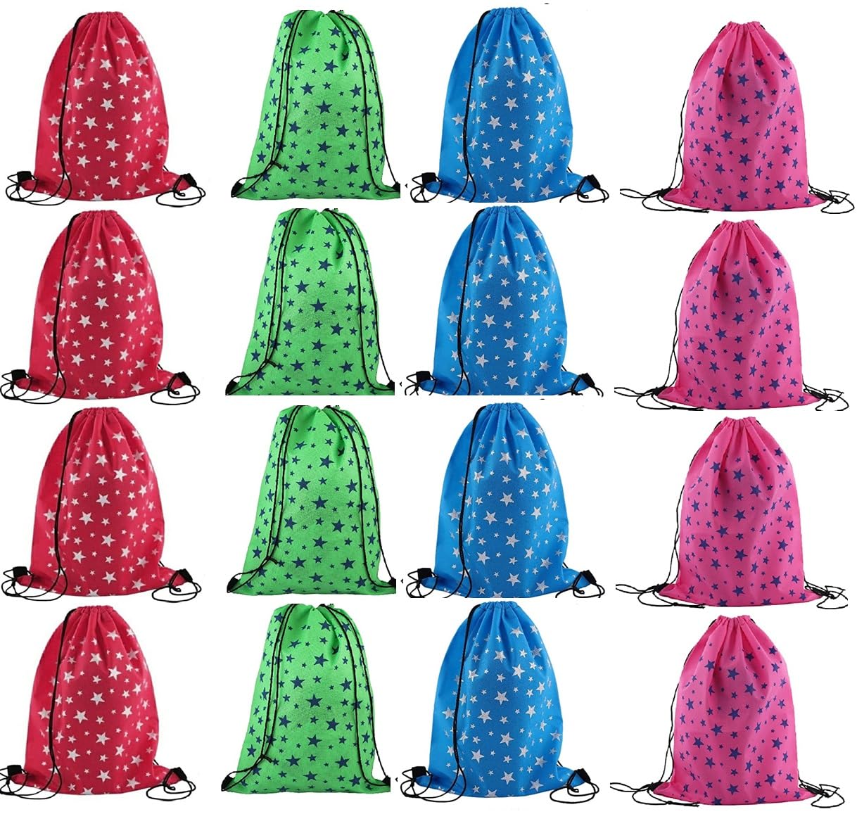 Demoda Drawstring Bags (16 Pieces) for Outing or Picnic Kids Haversack Bags as Birthday Return Gifts for All Age Group (B07H3LR4F9) Amazon Price History, Amazon Price Tracker