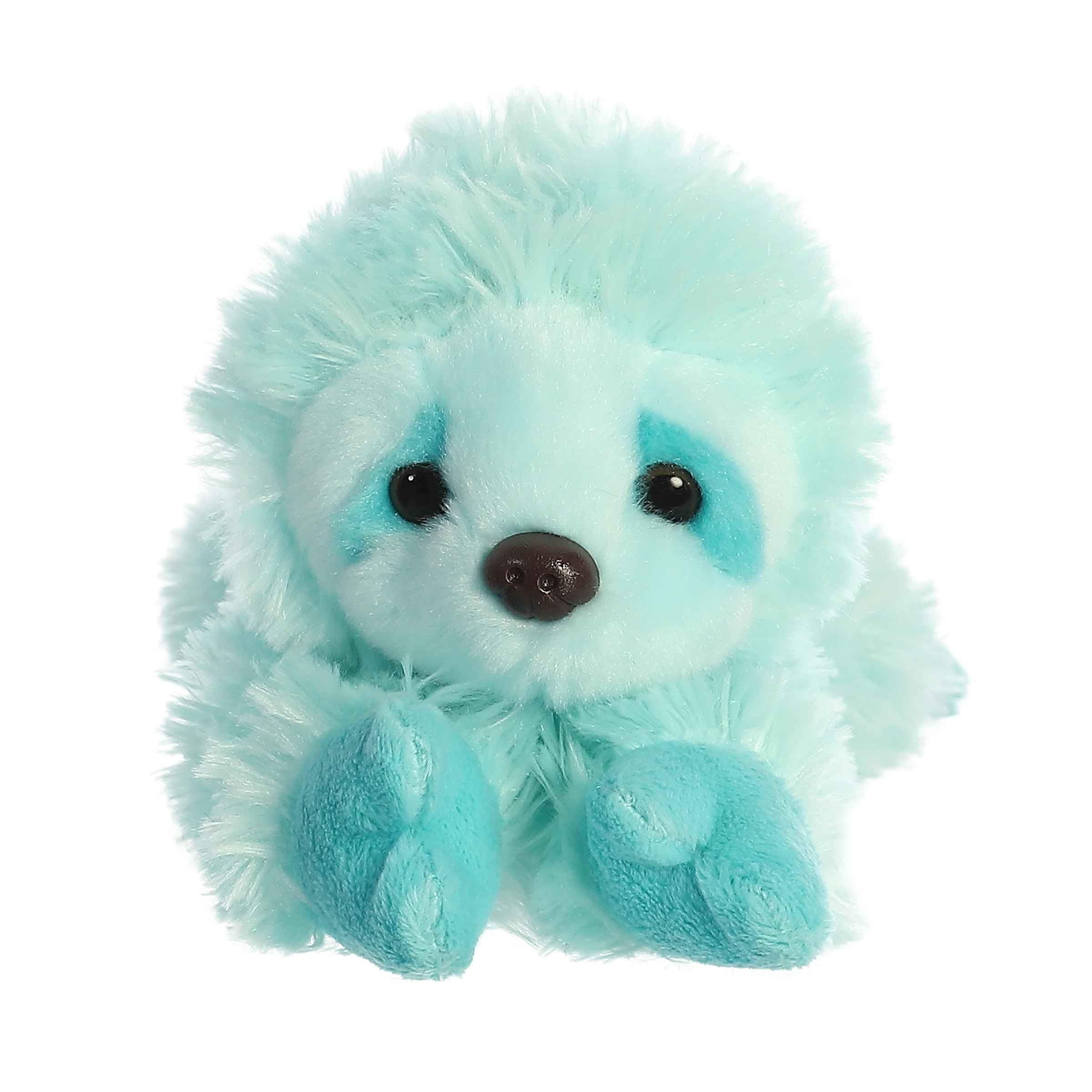 Aurora(r) Adorable Mini Flopsie(tm) Minty Sloth(tm) Stuffed Animal - Playful Ease - Timeless Companions - Blue 8 Inches - Image 4