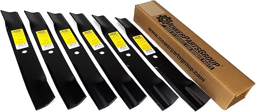 MowerPartsGroup (6) Cuchillas para Hustler 54" Raptor SD Fastrak X One Super Z Sustituye 797696