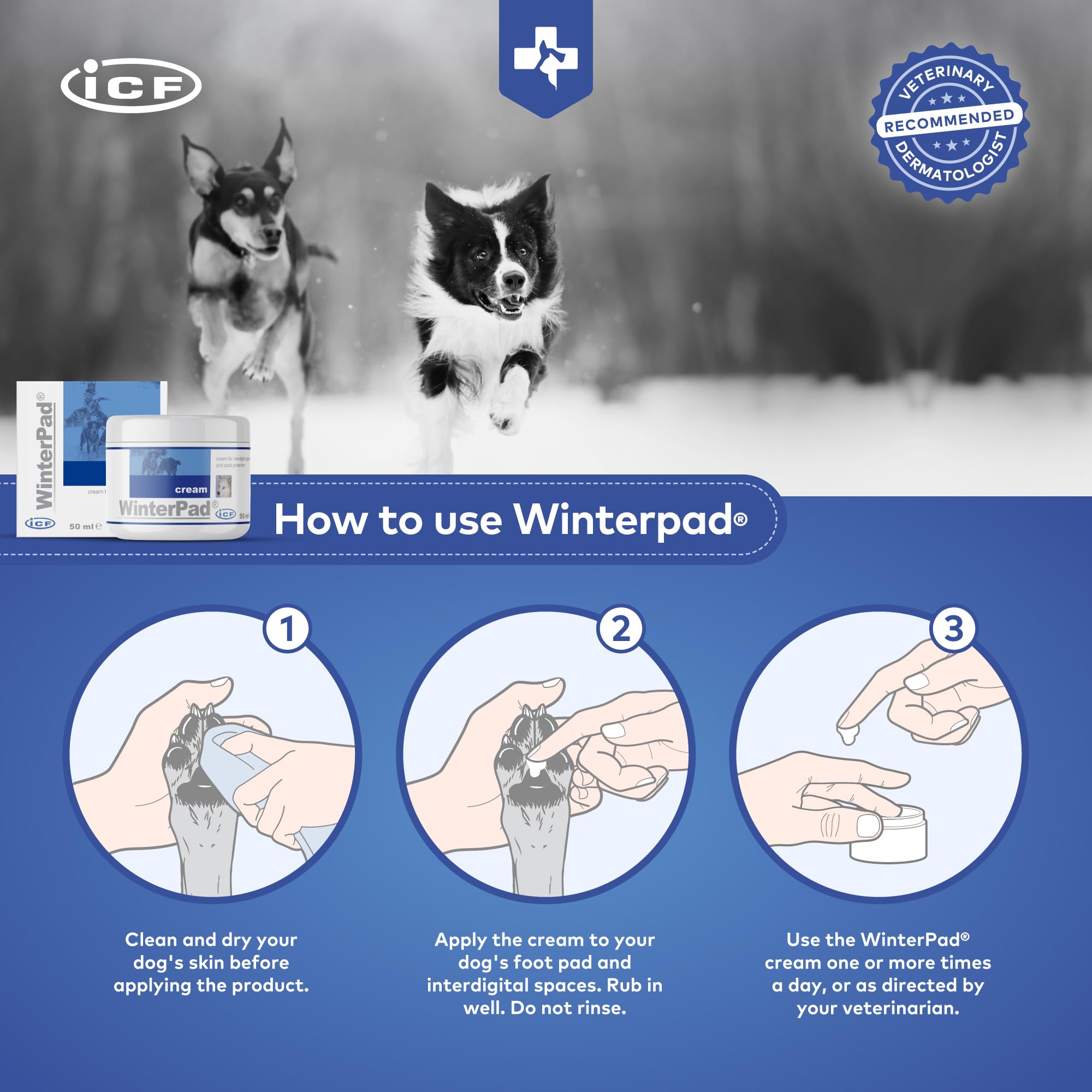 Icfwinterpad Dog Paw Cream Protects Dry Cracked Skin Of Puppy