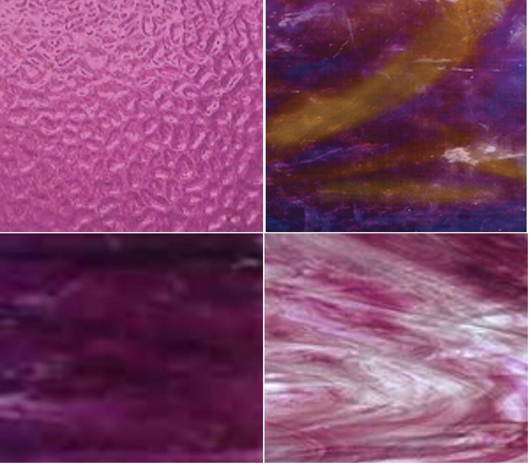 Purple Wissmach Stained Glass Sheet Pack