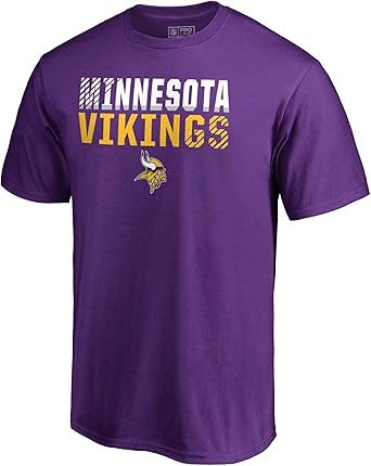 Mens Purple Minnesota Vikings Iconic Collection Fade Out T-Shirt