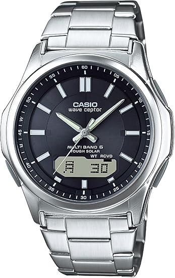 CASIO watch WAVECEPTOR Waveceptor solar radio watch MULTIBAND6 WVA-M630D-1AJF (japan import) : Amazon.ca: Clothing, Shoes & Accessories