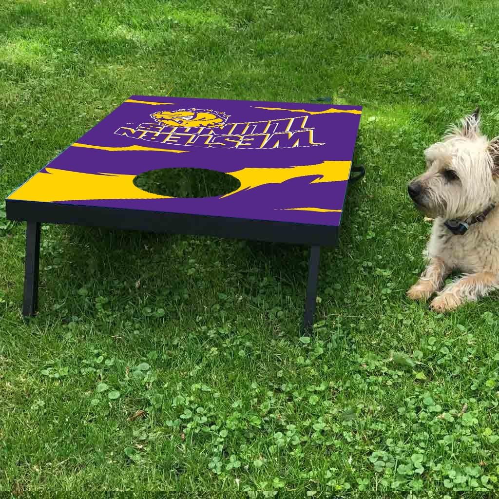 VictoryStore Gift Games - Western Illinois University Corn Hole Bag Toss Game