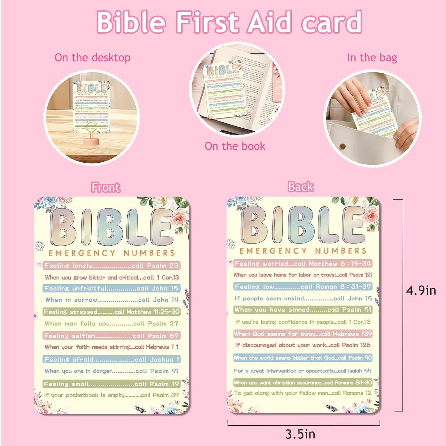  91-Piece Bible Study Supplies, Bible Journaling Kit for Women | Pastel highlighters, gel pens, Bible tabs, scripture bookmarks, cross clips, study card and page markers for Bible journaling thumbnail