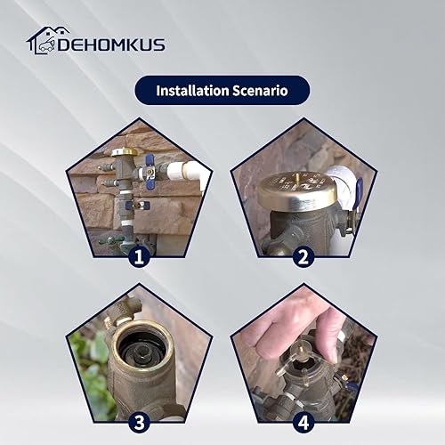 Miniatura 4 de DEHOMKUS 905-211 Kit de reparación de montaje de capó y paleta para Febco 765 12" y 34" de presión de los interruptores de vacío y prevención de