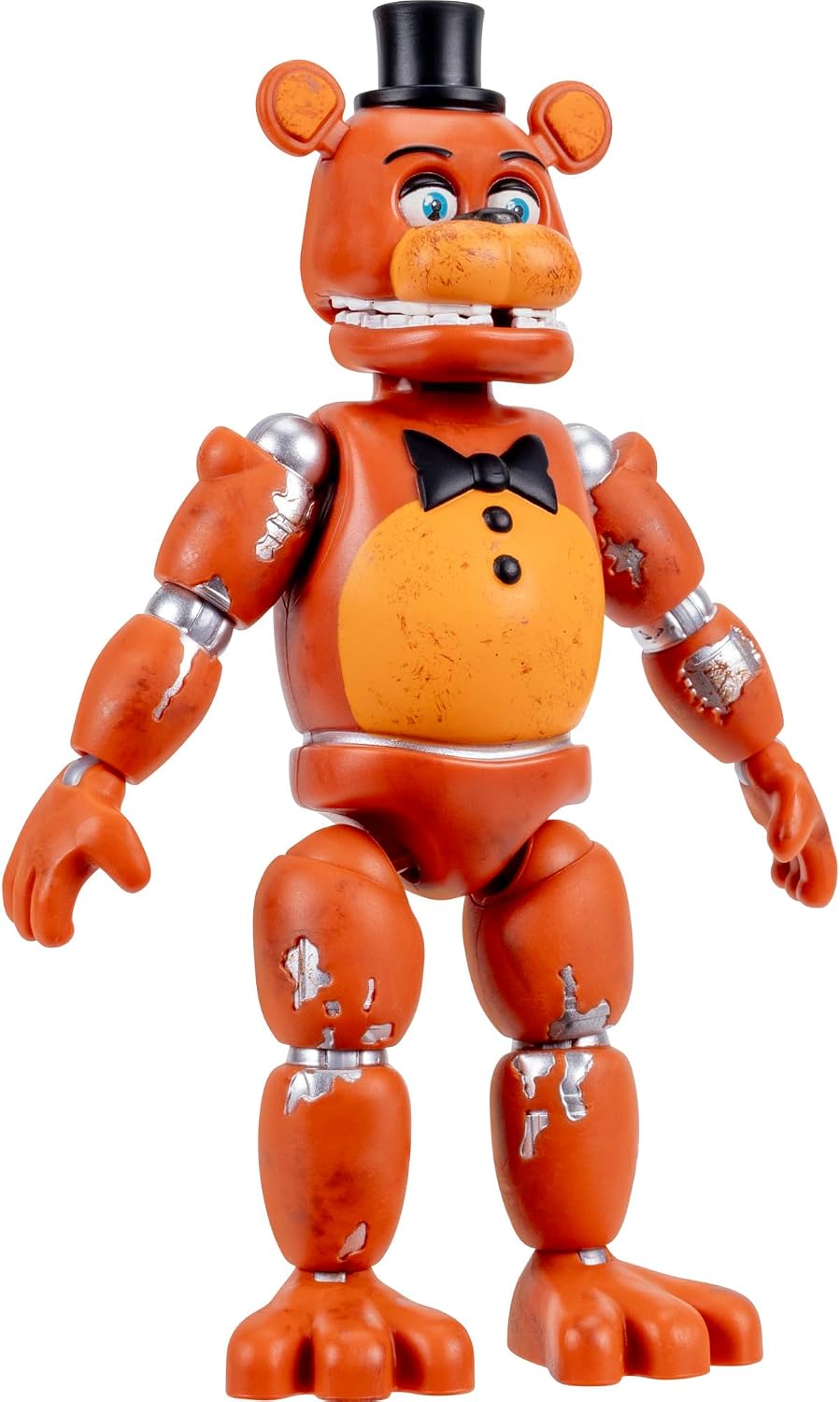 Jazwares Five Nights at Freddy’s Withered Freddy - 5-Inch Articulated Figure with Jumpscare Feature and Glow-in-The-Dark Eyes