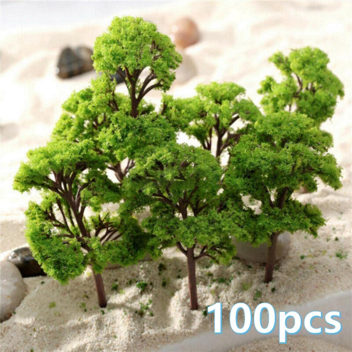16 Stks Gemengde Model Bomen Miniatuur Bomen Diorama Bomen Plastic Bomen Miniatuur Vegetatie Model Architectuur Bomen Spoorweg Accessoires Mini Bomen voor Ambachten Diorama