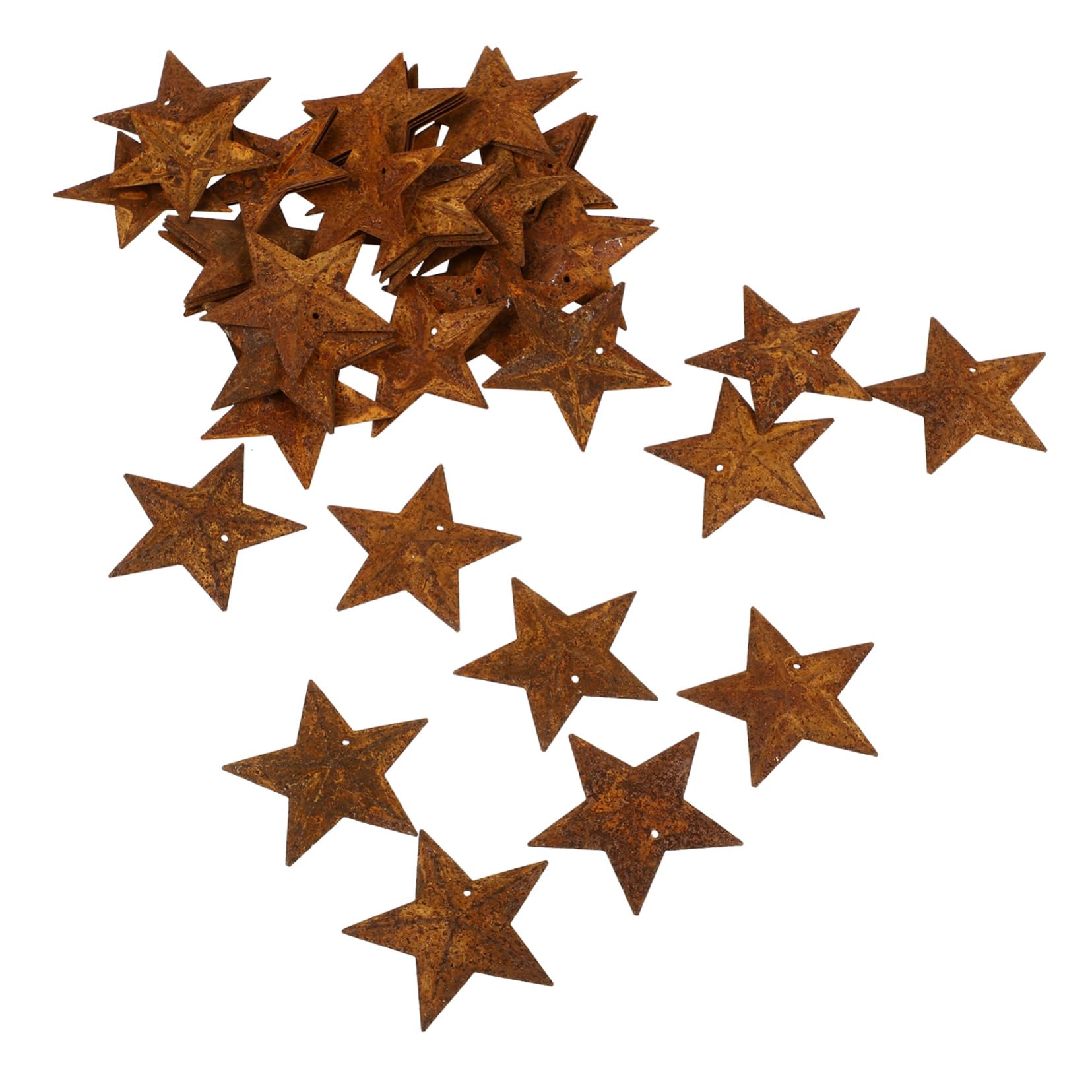 Pendentifs métalliques étoiles au charme vintage authentique