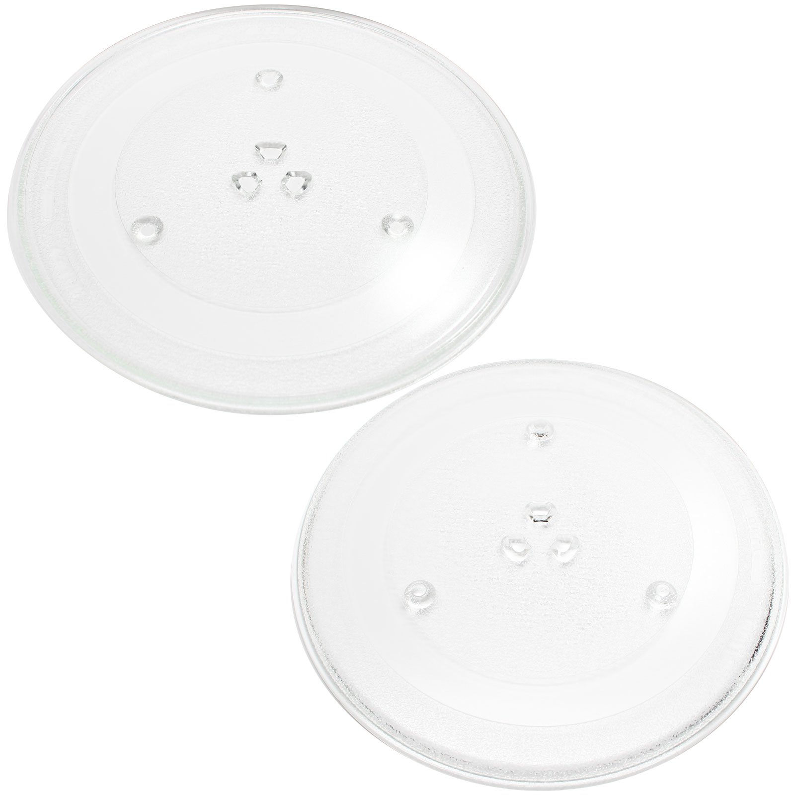 2-Pack Replacement for Sharp R309YK Microwave Glass Plate - Compatible with Sharp 9KC3517203500 Microwave Glass Turntable Tray - 11 1/4