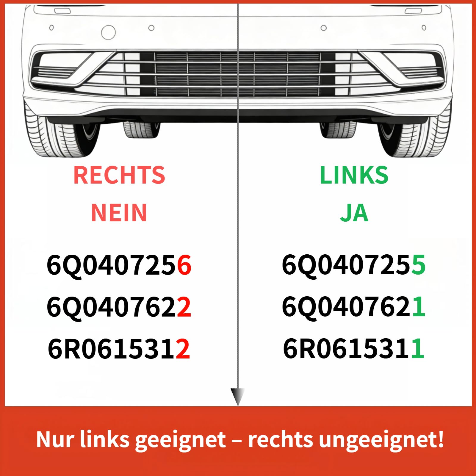 Frankberg Achsschenkel Radlagergehäuse Komplett Vorne Links Kompatibel mit Polo 6C1 6R1 Polo 9A 9N A1 8X1 8XK A1 Sportback 8XA 8XF Rapid NH1 Replace# 6Q0407255AC