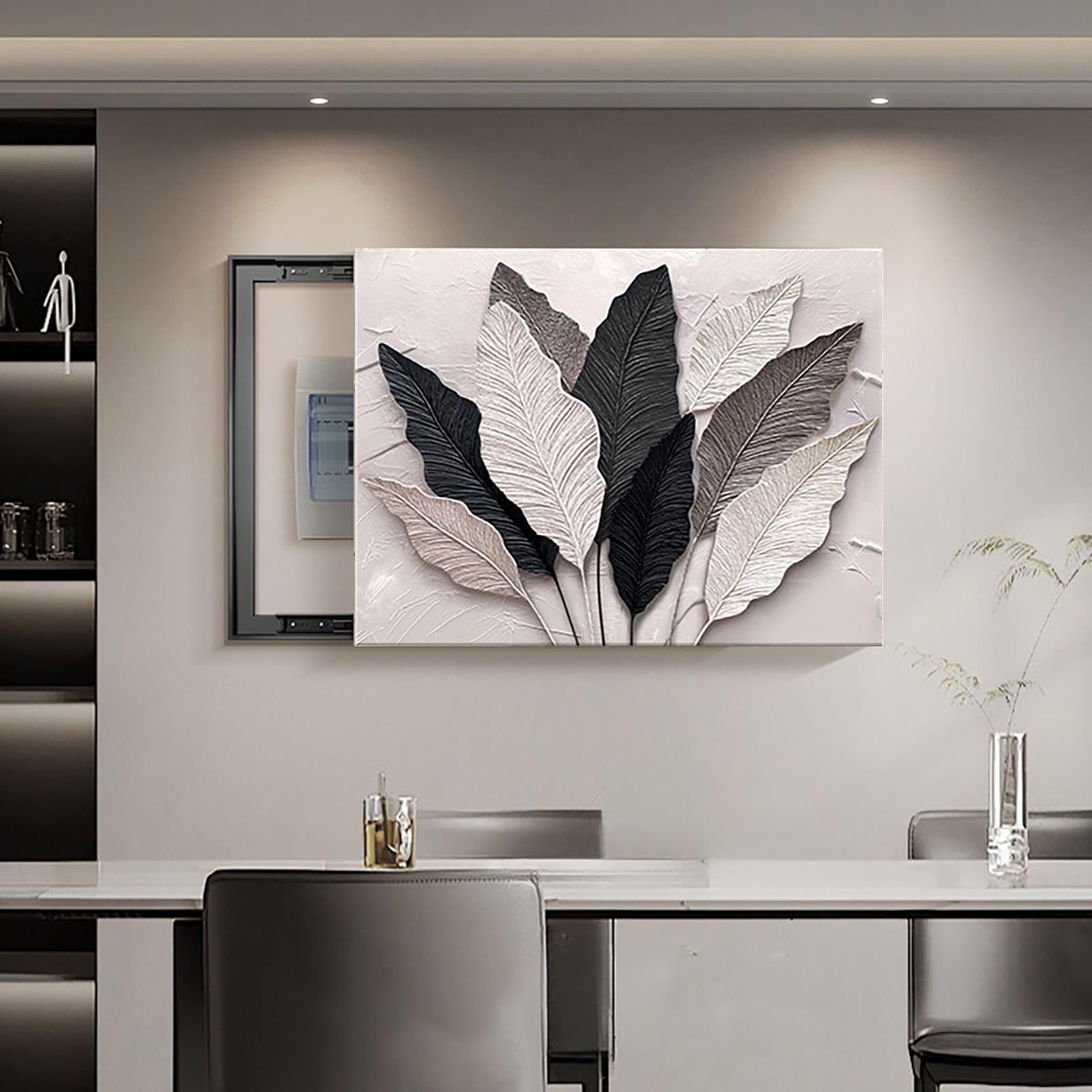 Cubre cuadro eléctrico, Panel floral vidrio templado ultrafino