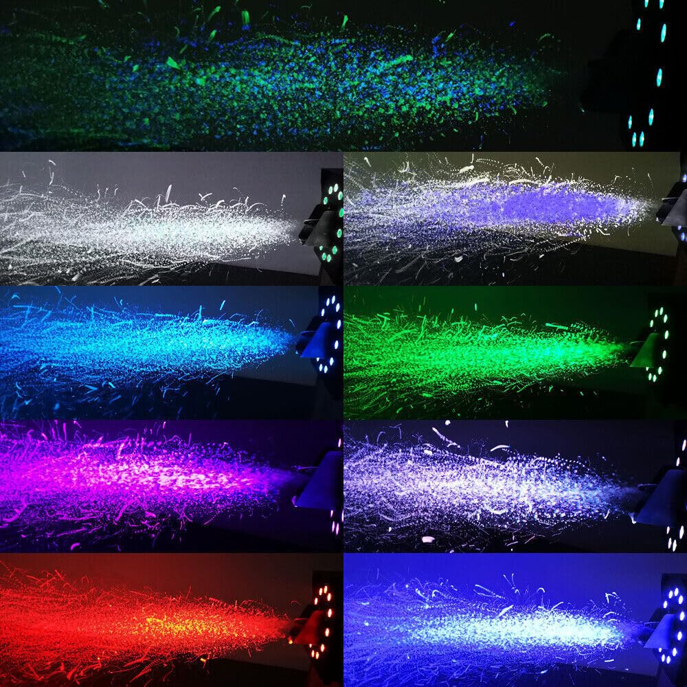 Schneemaschine, 5 L 1500 W LED tragbare Hochwertige Schneematschmaschine, 3-in-1 Schneemaschine Schneeflockenmaschine DMX mit Leichter für Partys,Bühne, Hochzeit