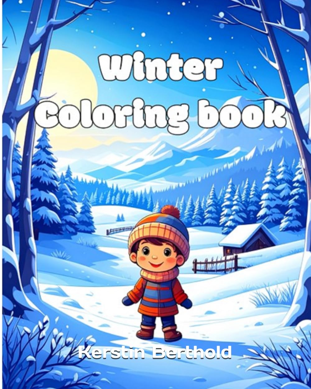 Winter coloring book for Kids (seasons)