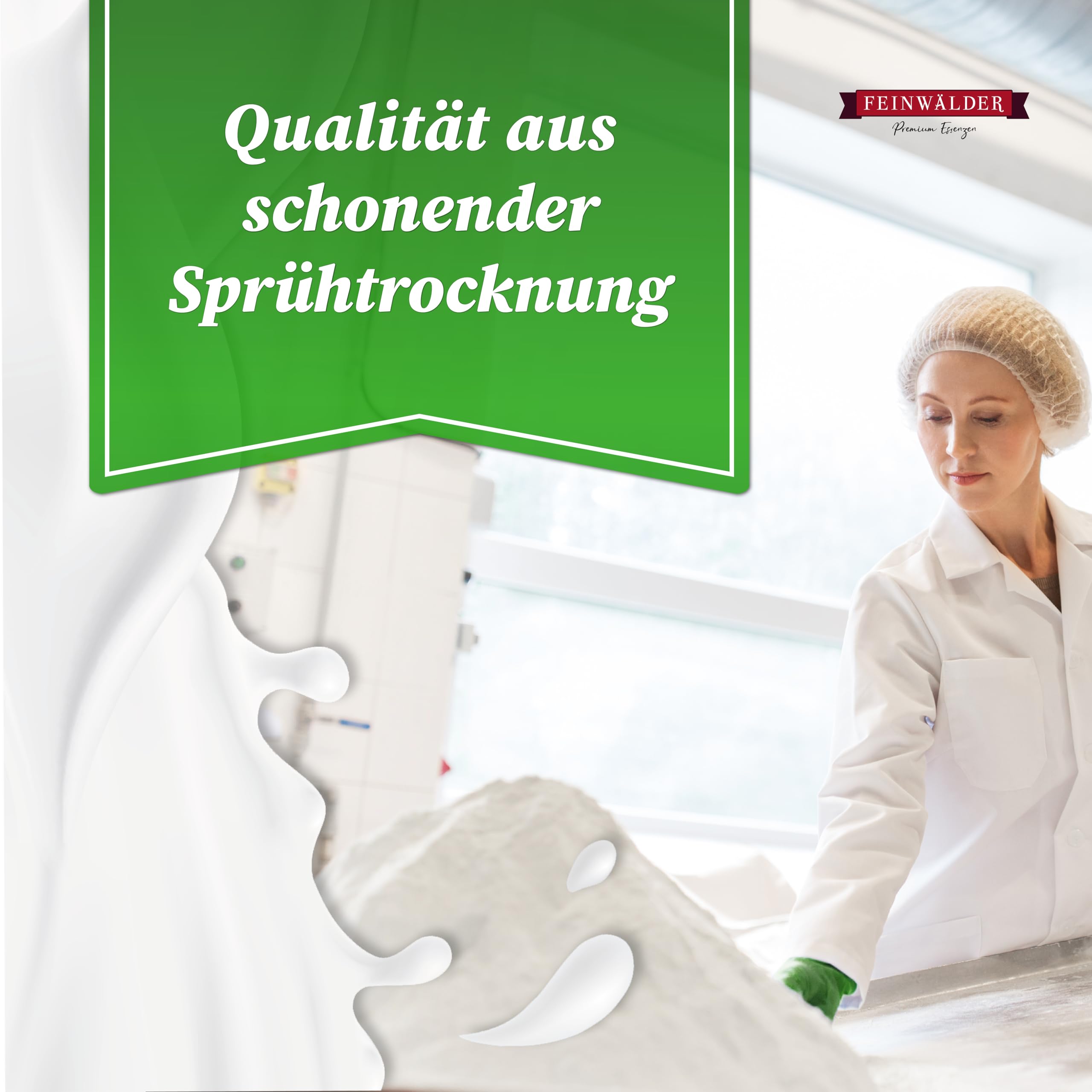 Feinwälder® Vollmilchpulver, 2,5 kg, schonend sprühgetrocknet, in wiederverschließbarer Verpackung, Trockenmilchpulver für Babynahrung