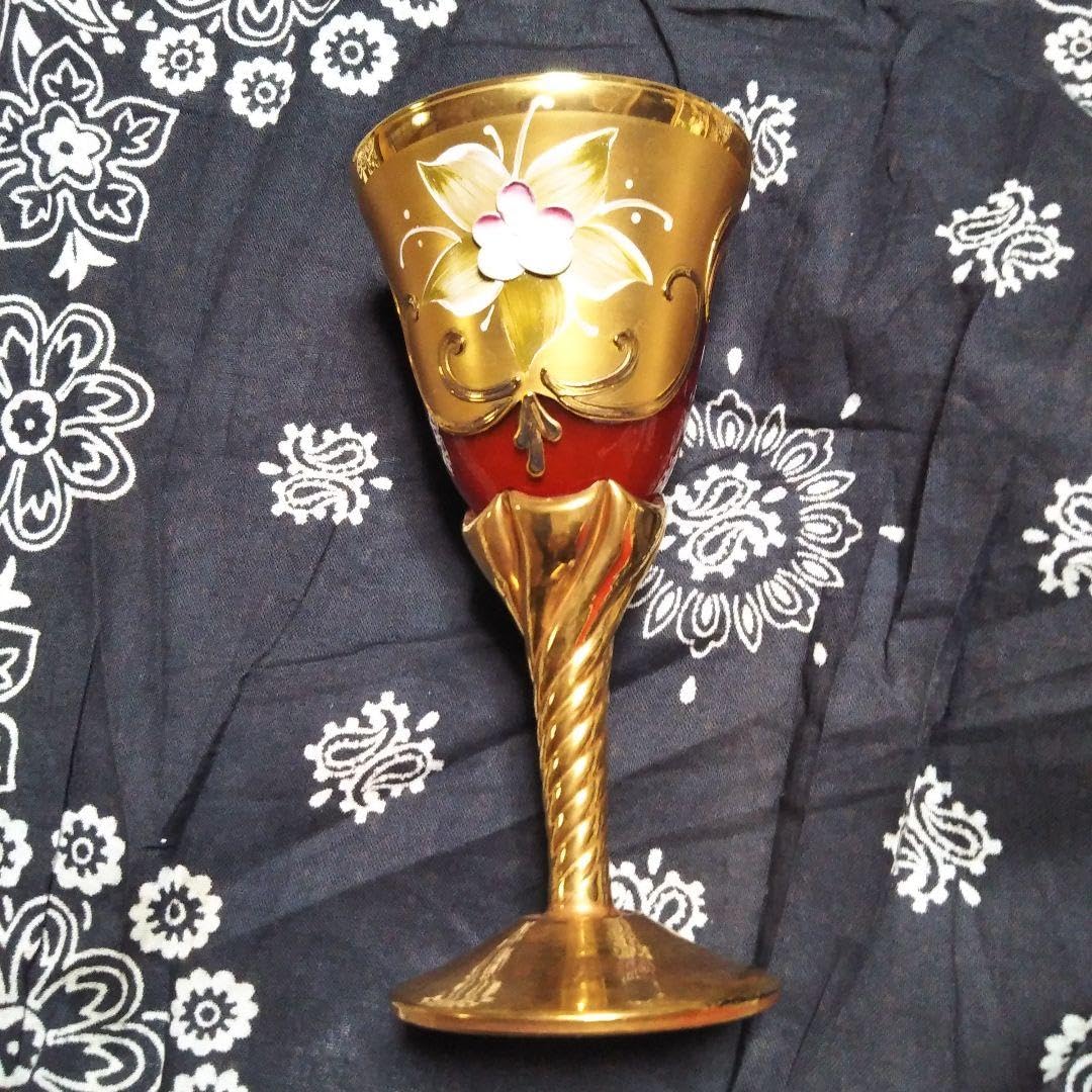 ヴェネチアングラス　ワイングラス 6個セット Amazon | !!ベネチアングラス ワイングラス | ノーブランド品 | ワイン