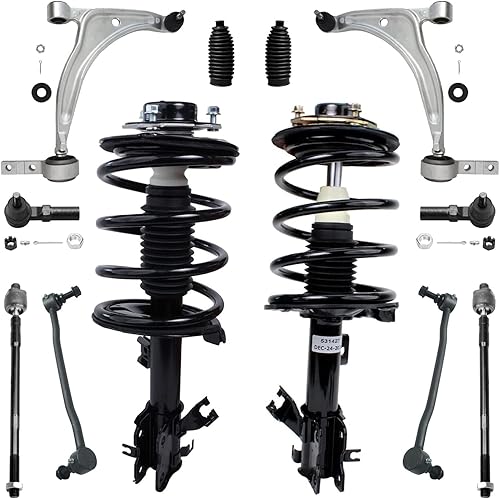 Miniatura 256 de Detroit Axle - Kit de puntales delanteros de 6 piezas para Chevrolet Aveo Aveo5 Pontiac G3 Wave, barra estabilizadora, varillas de acoplamiento