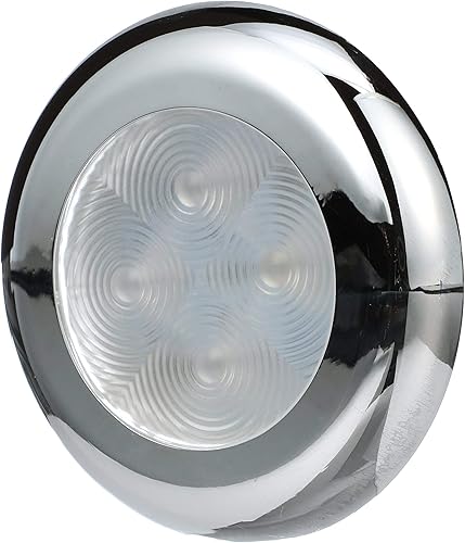 Miniatura 3 de Seachoice - Luz LED de cortesía para interiores, cromadobisel blanco