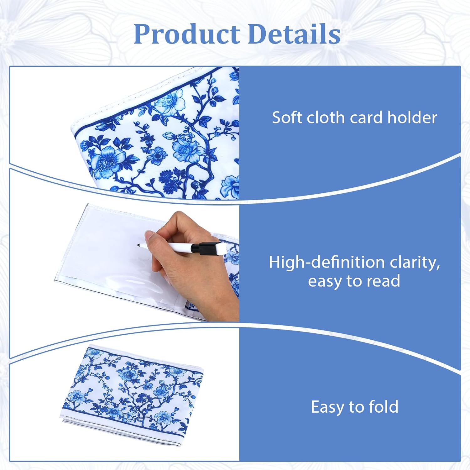 4 Pcs Chinoiserie Mahjong Card Holder 2026, Mahjong Gifts Card Sleeves, Mahjong Accessories Fit Large Print Size(6 1/8”X4 3/4”),Plastic Card Protector Sleeves for Family, Friends, Travelling Gift