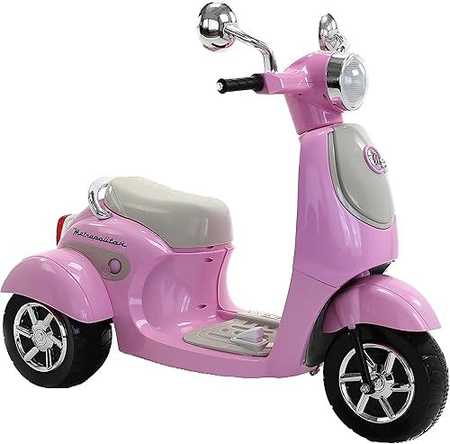 Honda Metropolitan Scooter Ride on Toy para niños  Batería de 6 voltios para niños pequeños  para niños y niñas de 3 a 5 años  Incluye cargador