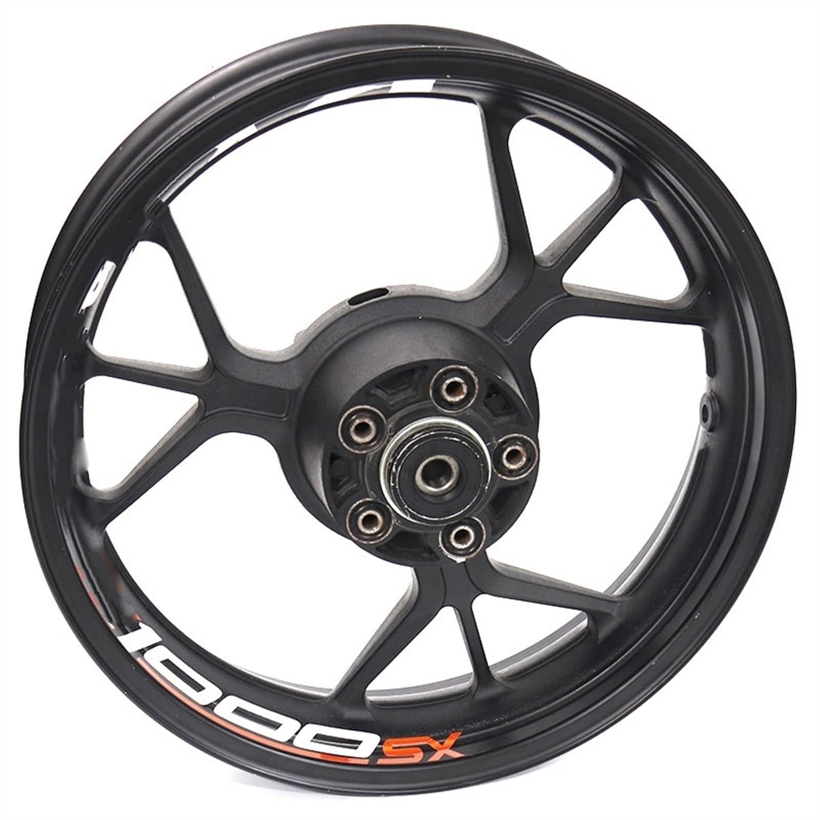Motorcycle Reflective Wheel Rim Stripe Decal Sticker Front Rear Full Set for Kawasaki Z1000sx Z1000SX Decorative(Color19)