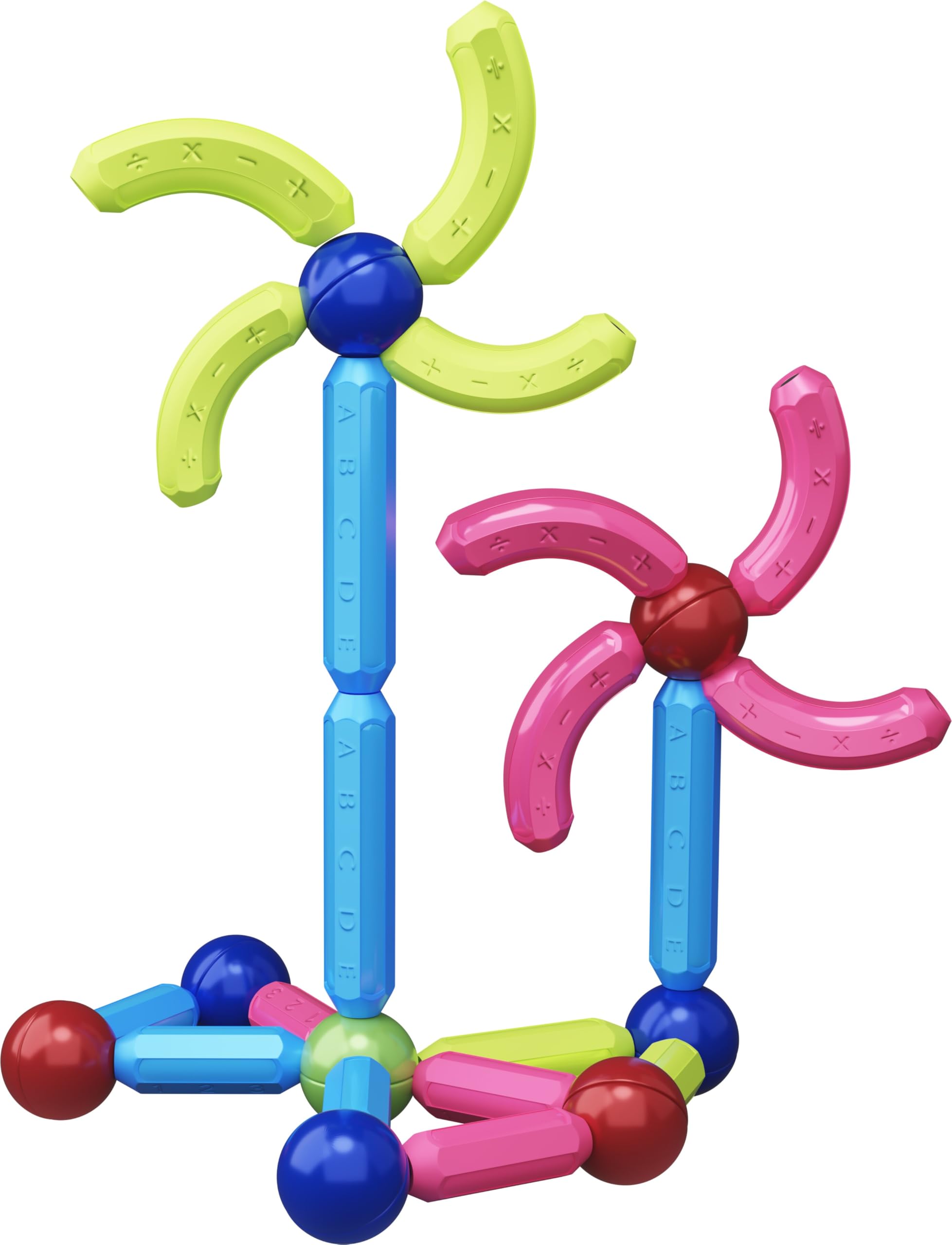 Magnetic Sticks and Balls Building Set for Kids - STEM Educational Construction Toys, Magnetic Building Blocks for Creative DIY Models, Learning Toy Gift for Boys and Girls (Multicolor) (32)-image-31
