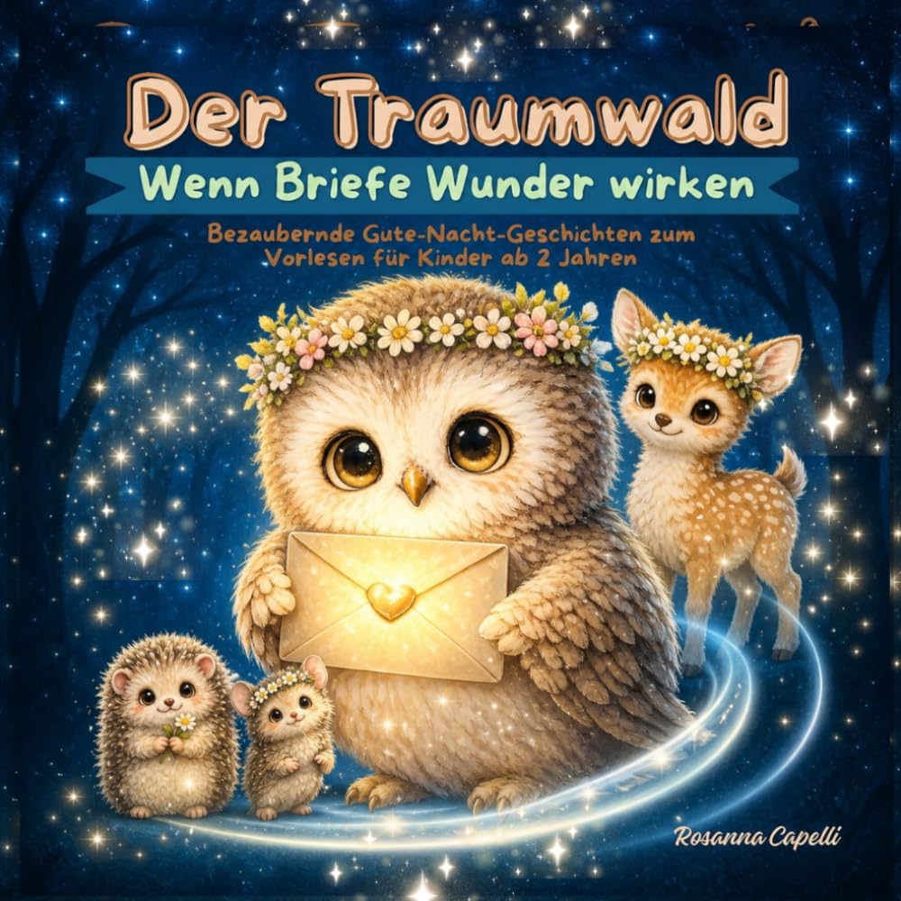 Der Traumwald – Wenn Briefe Wunder wirken: Bezaubernde Gute-Nacht-Geschichten zum Vorlesen für Kinder ab 2 Jahren · Sanfte Einschlafhilfe für sensible Kinder