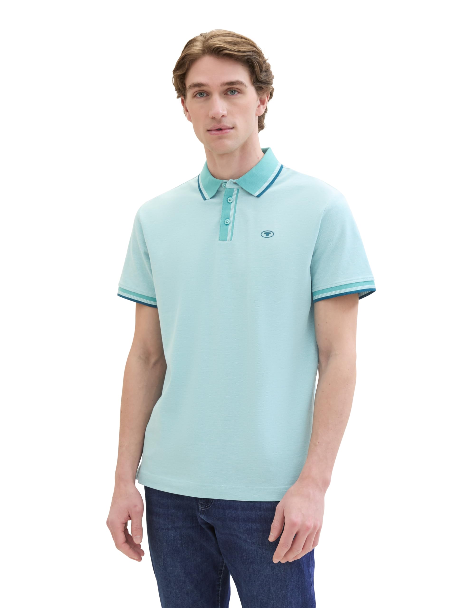 TOM TAILOR Herren Basic Piqué Poloshirt