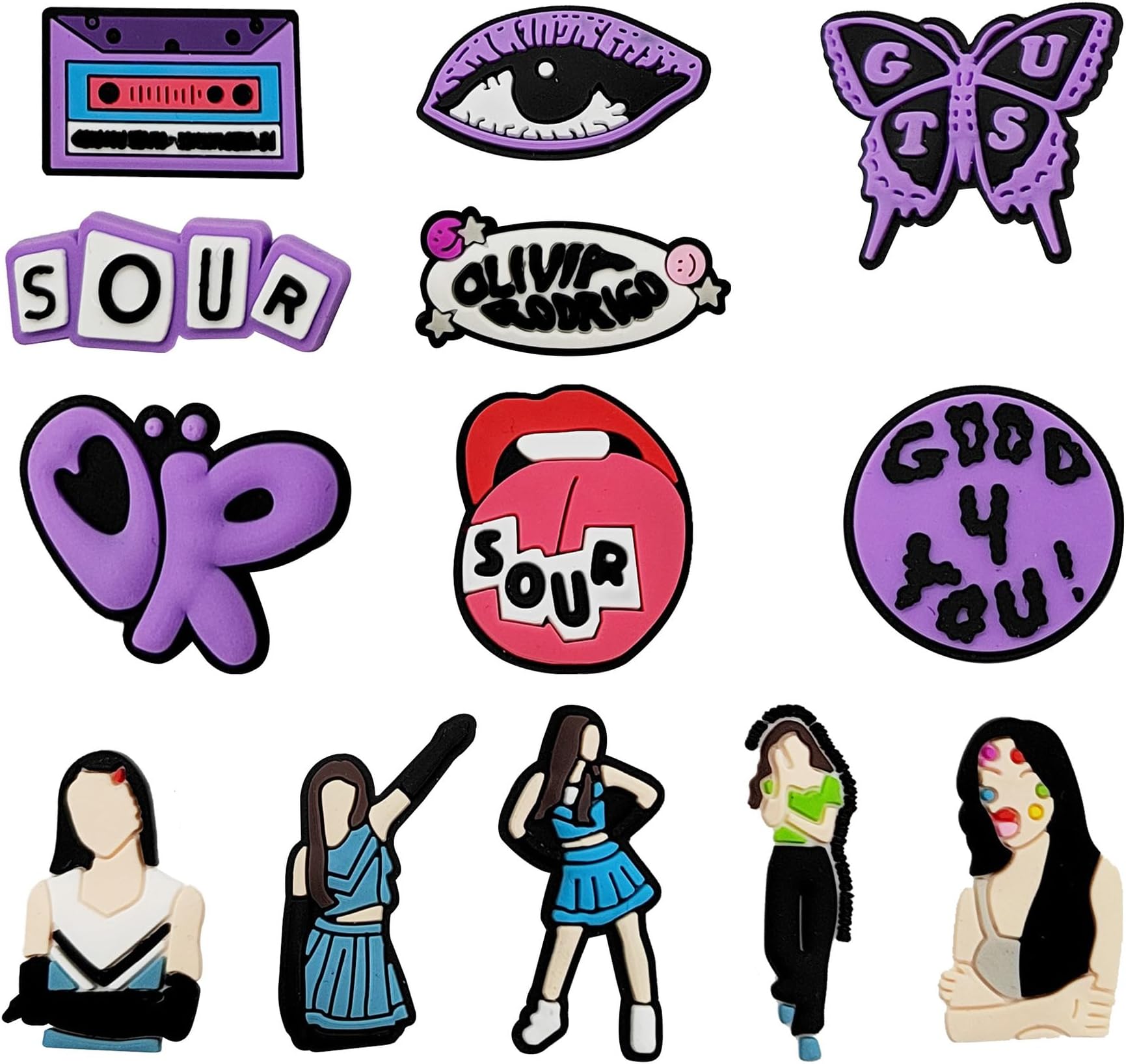 Shoe Charms for Teens Cute Shoe Decoration Charms for Shoes Bracelet Wristband Clog Sandals Party Favors Gifts Adults