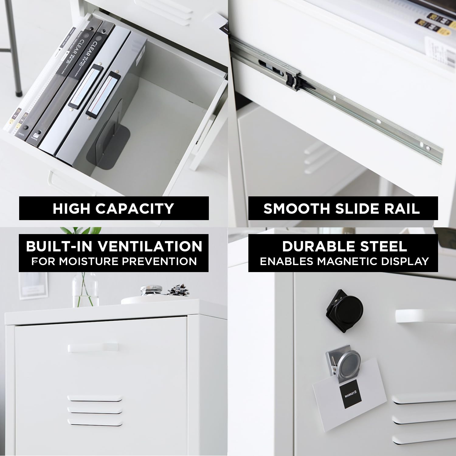 Amazon.com: MARKETB Storage Cabinet, 3-Tier Steel Office Amazon.com: MARKETB Storage Cabinet, 3-Tier Steel Office