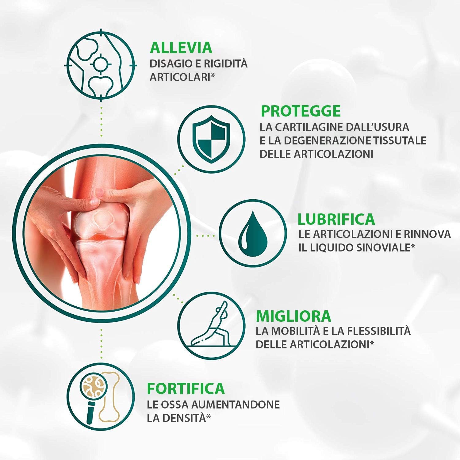 GENACOL Matrice di collagene pura al 100% con Vitamina C. 90 capsule 400mg. Integratore di collagene idrolizzato per la resistenza, la forza e la vitalità di cartilagini, legamenti e muscoli