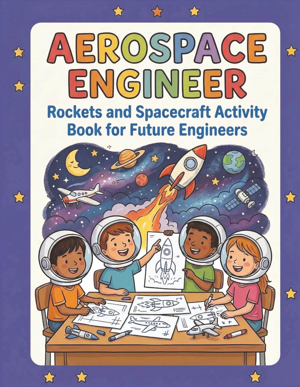 Aerospace Engineer: Rockets and Spacecraft Activity Book for Future Engineers